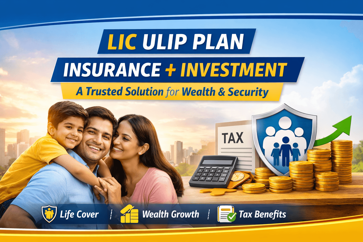 LIC का ULIP Plan – Insurance + Investment + Tax Saving का भरोसेमंद समाधान